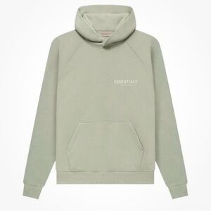 Essentials seafoam, medium Hoodie fear of god